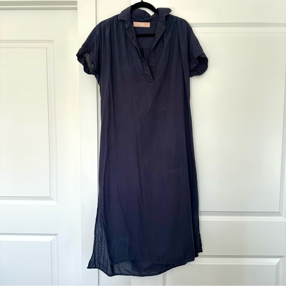 Cali by Cali Dreaming (XS) “Dream” Dress Navy Blue Loose Fit Light T-Shirt Maxi